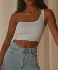 Peppermayo Lowkey Top - White New & Most Loved