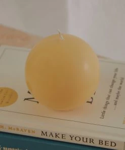 Candle Co Moreton Eco Ball Candle - Lemon New & Most Loved