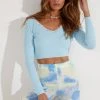Peppermayo New & Most Loved Untitled Top - Blue