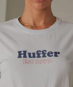 Huffer New & Most Loved Stella Fairside Tee - White
