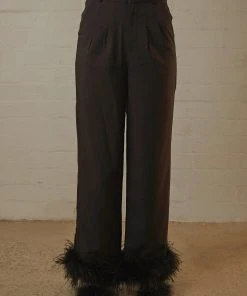 Peppermayo Exclusive Shake It Off Feather Pants - Night New & Most Loved 11 Peppermayo Exclusive Shake It Off Feather Pants - Night New & Most Loved