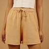 Peppermayo New Bottoms Low Tide Knit Shorts - Tan 2 Peppermayo New Bottoms Low Tide Knit Shorts - Tan