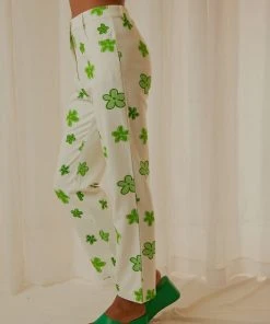 Peppermayo Exclusive Keep Your Heart Pants - Green Wild Poppies 10 Peppermayo Exclusive Keep Your Heart Pants - Green Wild Poppies