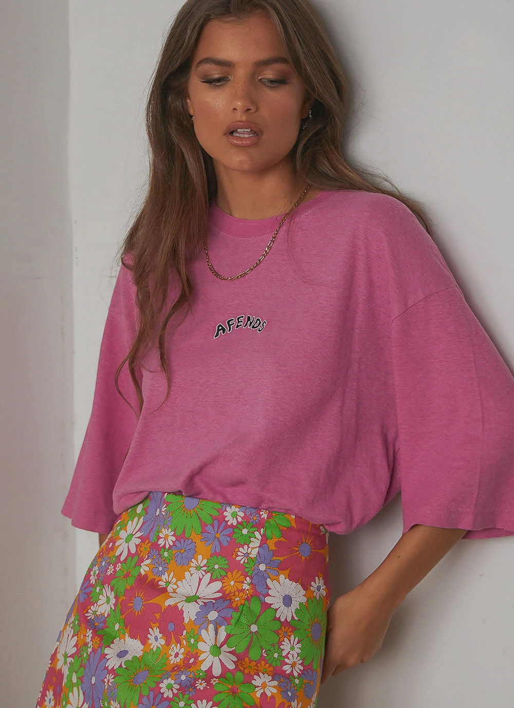 Afends Hounds Of Love Oversized Tee - Candy New Tops 4 Afends Hounds Of Love Oversized Tee - Candy New Tops