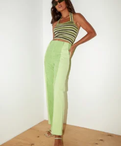 Peppermayo Overdrive Cord Pants - Green New Bottoms