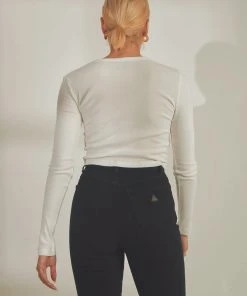 Brodie Long Sleeve - Vintage White