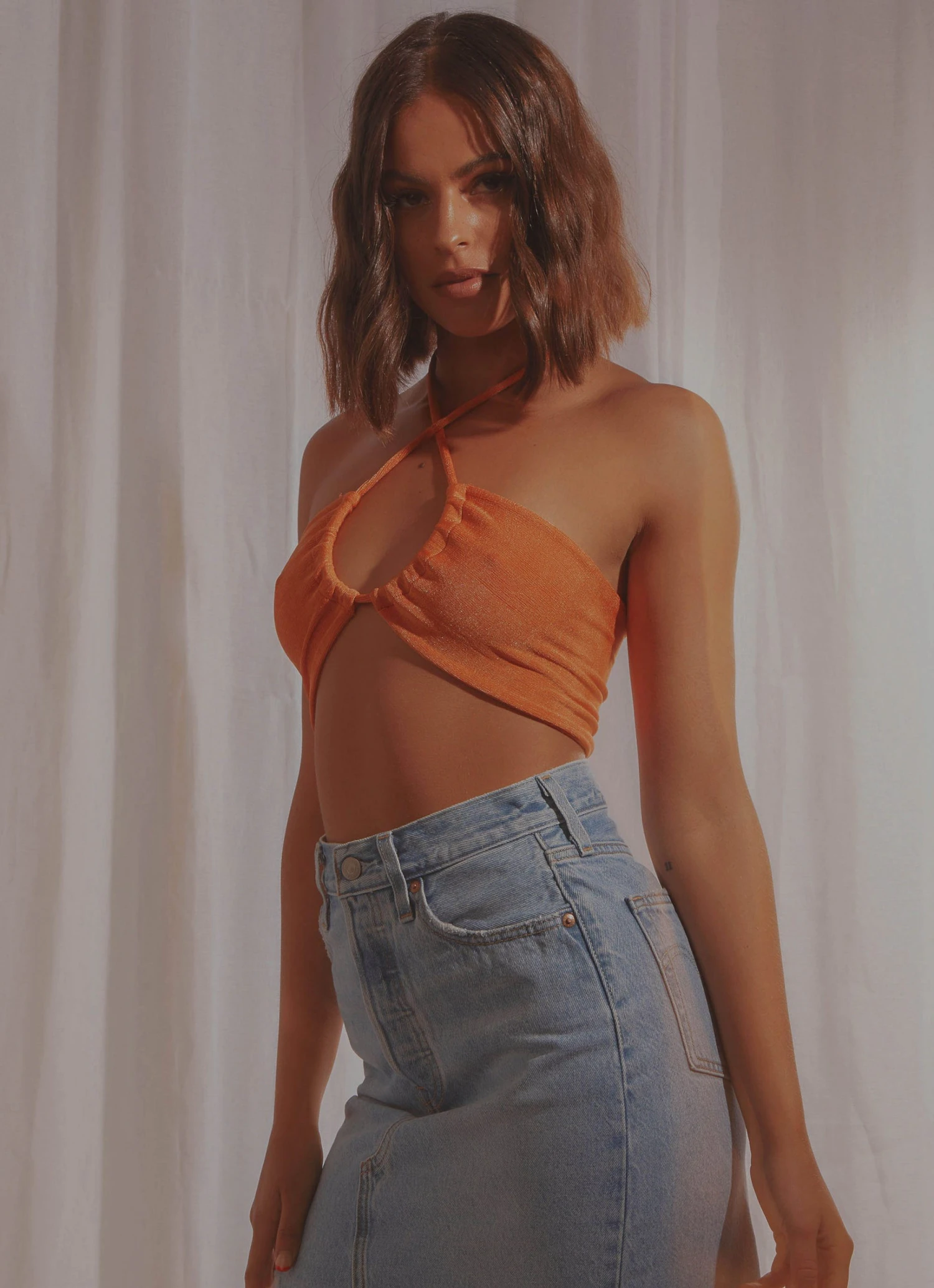 Peppermayo Exclusive Pool Suite Crop - Orange 5 Peppermayo Exclusive Pool Suite Crop - Orange