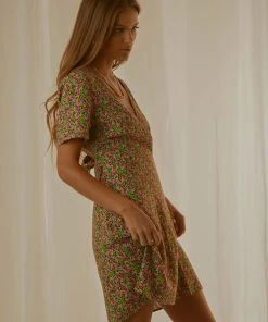 Cools Club Party Mini Dress - Floral Punch