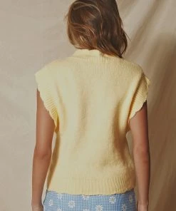 Peppermayo New & Most Loved Buttercup Sweater Vest - Yellow