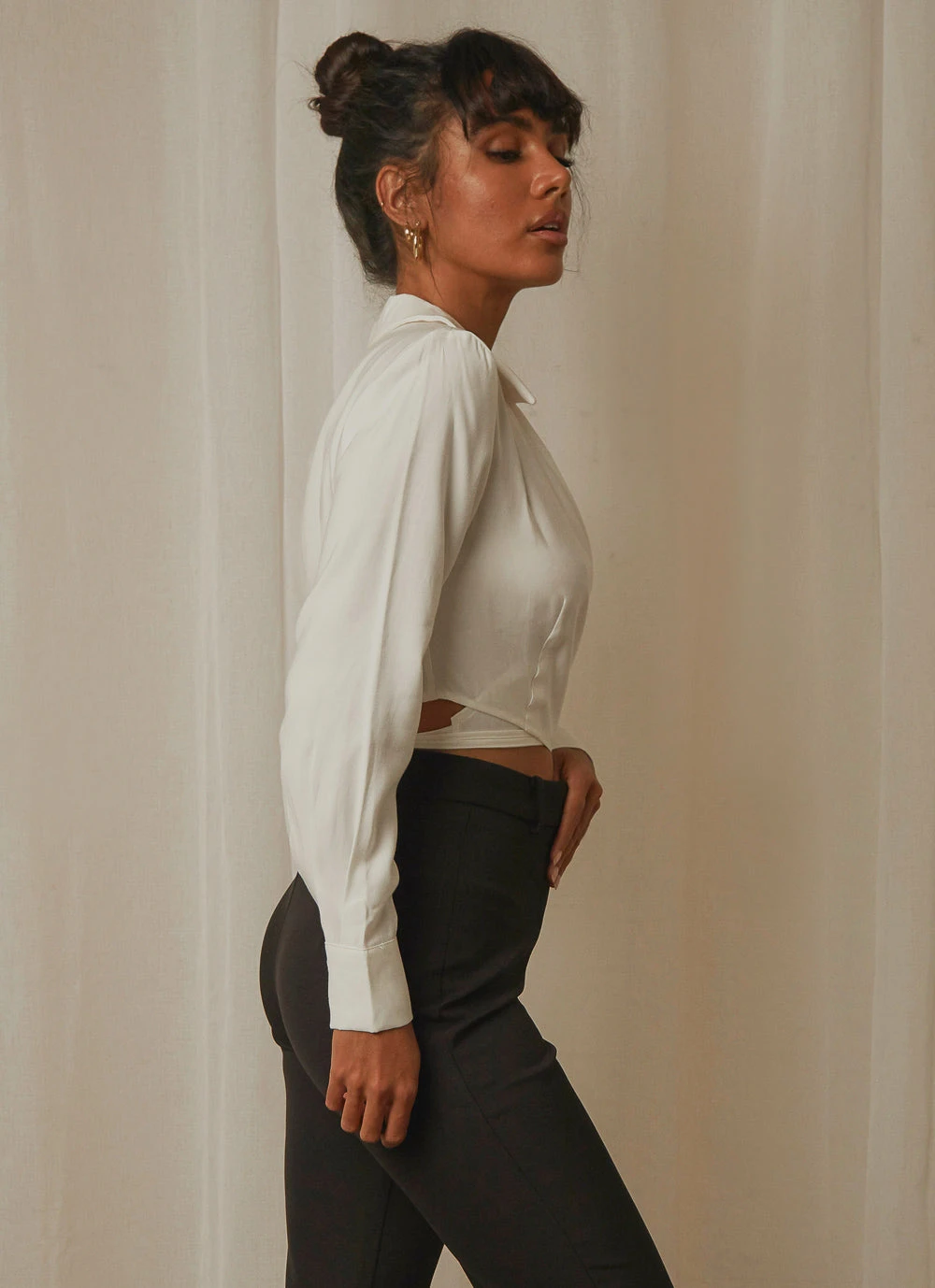 4th & Reckless Wyatt Shirt - White 5 4th & Reckless Wyatt Shirt - White