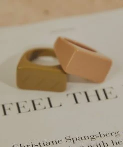 Peppermayo Come Home Ring - Beige