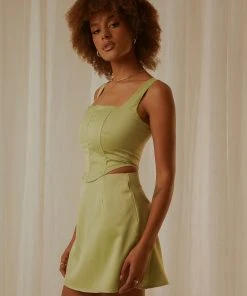 Peppermayo Exclusive Hollywood Darling Bustier Top - Pistachio 10 Peppermayo Exclusive Hollywood Darling Bustier Top - Pistachio