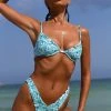 VDM The Label New & Most Loved Heidi Bikini Top - Mint Liquid Marble 1 VDM The Label New & Most Loved Heidi Bikini Top - Mint Liquid Marble
