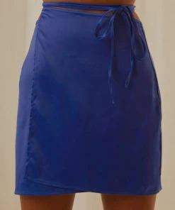 Peppermayo Exclusive Until Midnight Mini Skirt - Cobalt