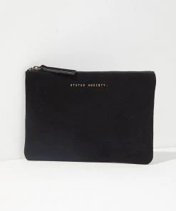 Status Anxiety Momentary Clutch - Black New & Most Loved