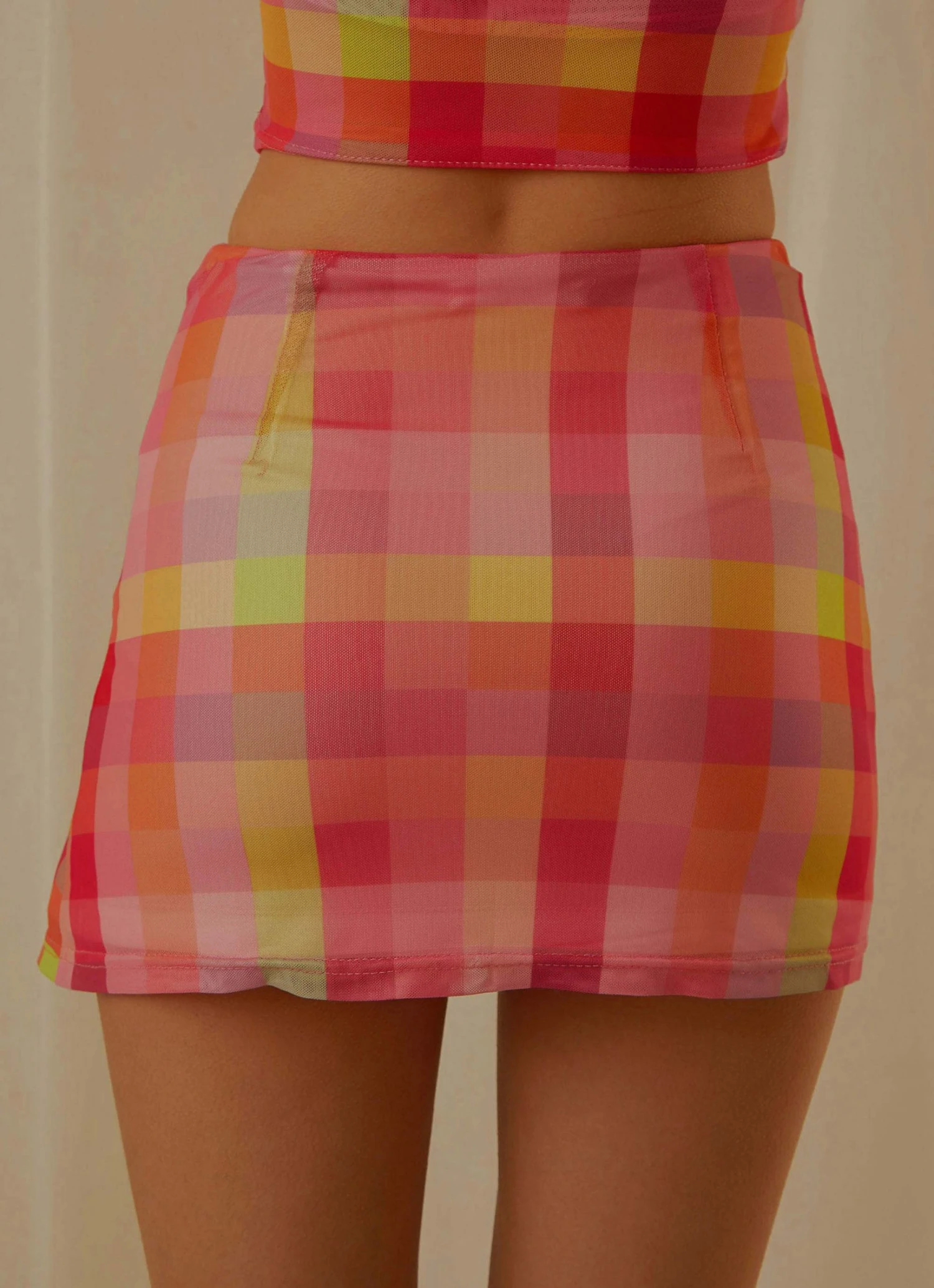 Peppermayo Exclusive New & Most Loved It Girl Mesh Mini Skirt - Summer Check 7 Peppermayo Exclusive New & Most Loved It Girl Mesh Mini Skirt - Summer Check
