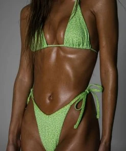 LaHana Swim Cherry Bottom - Green Jungle New & Most Loved