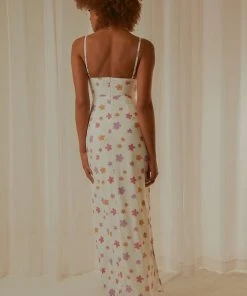 Peppermayo Exclusive Boat Rides Maxi Dress - Pink Wild Poppies New & Most Loved