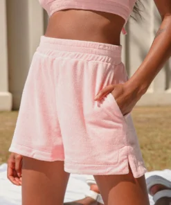 Peppermayo Exclusive St Tropez Terry Shorts - Pink New Bottoms