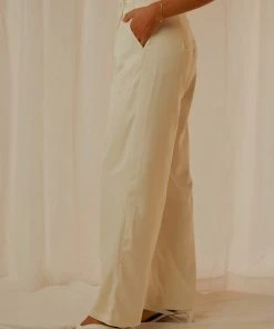 Peppermayo Exclusive Giselle Pants - Ivory New & Most Loved