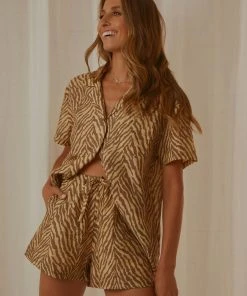 Charlie Holiday Payne Short - Zebra