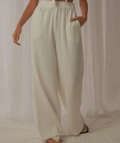 Peppermayo Exclusive New & Most Loved Seville Pant - White Muslin 11 Peppermayo Exclusive New & Most Loved Seville Pant - White Muslin