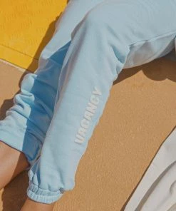 Vacancy Supply New & Most Loved Poolside Sweatpant - Powder Blue