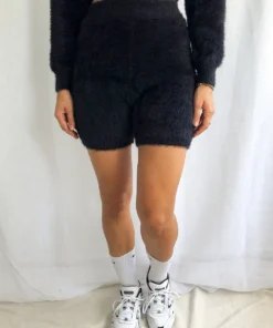 Peppermayo New Bottoms Trends Knit Shorts - Black
