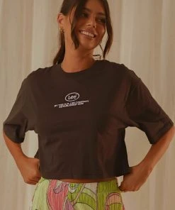 Lee Baggy Crop Tee - Flex Hit New & Most Loved
