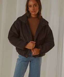 Cools Club Puff Club Jacket - Black Corduroy 9 Cools Club Puff Club Jacket - Black Corduroy