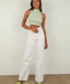 Peppermayo New & Most Loved Close To Me Knit Top - Green