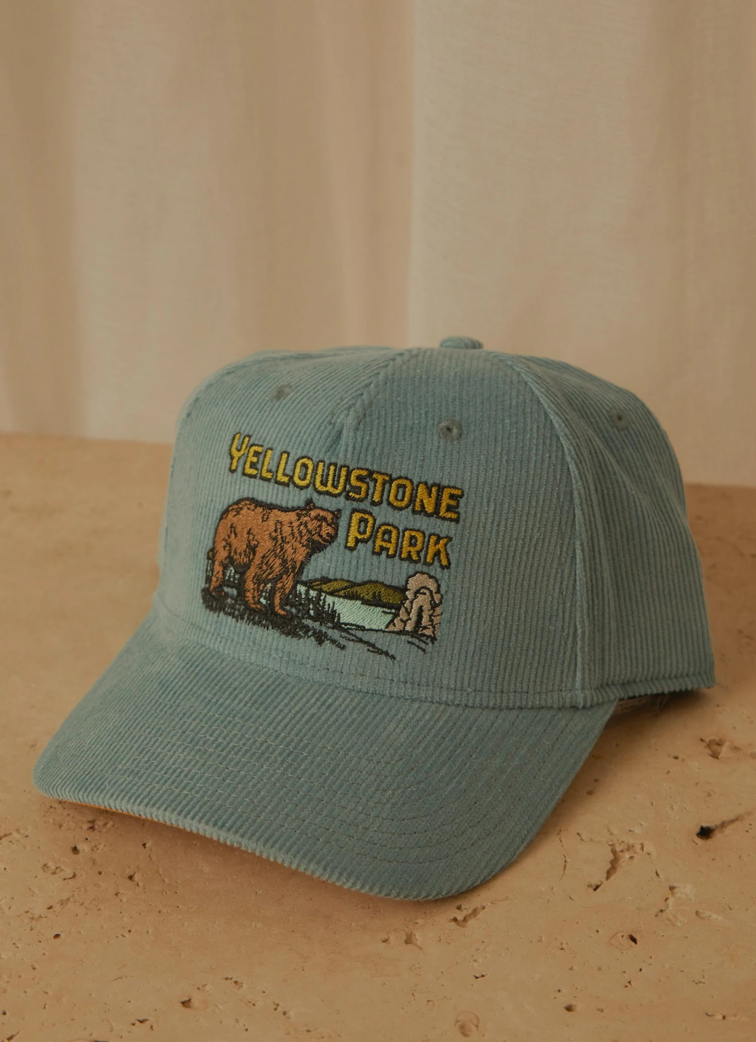 American Needle New & Most Loved Yellow Stone Cord Palmer Cap - Light Grey Blue 3 American Needle New & Most Loved Yellow Stone Cord Palmer Cap - Light Grey Blue