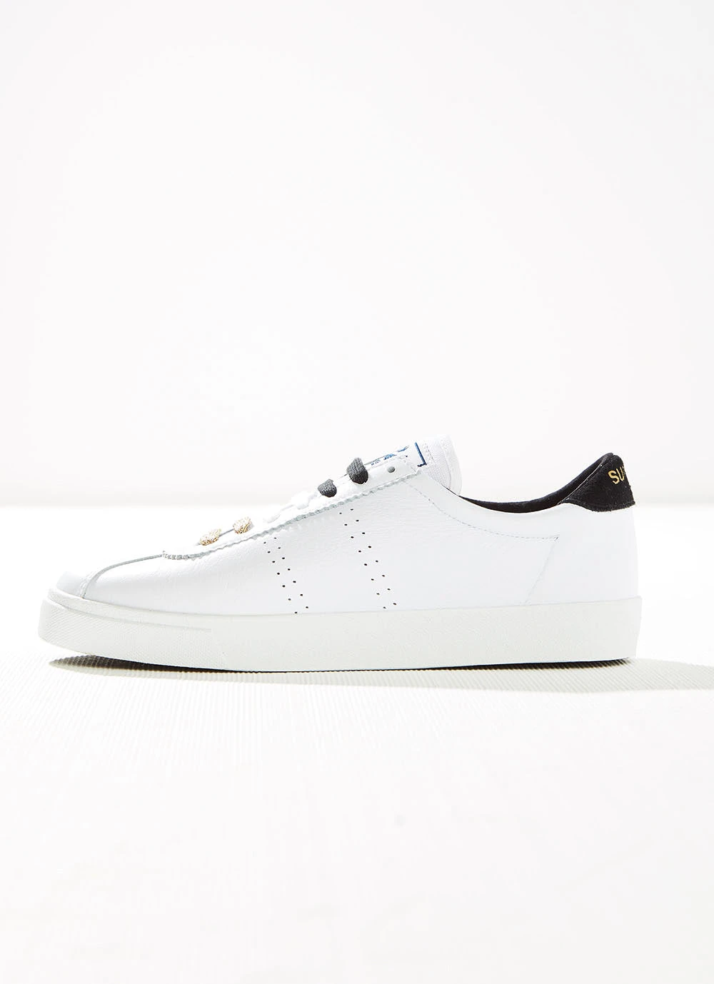 Superga New & Most Loved 2843- Clubs Comfleasueu Sneakers - A00 WHITE-BLACK 7 Superga New & Most Loved 2843- Clubs Comfleasueu Sneakers - A00 WHITE-BLACK