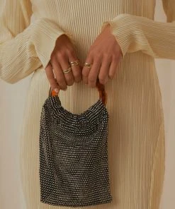 Peppermayo New & Most Loved Aida Beaded Handbag - Black