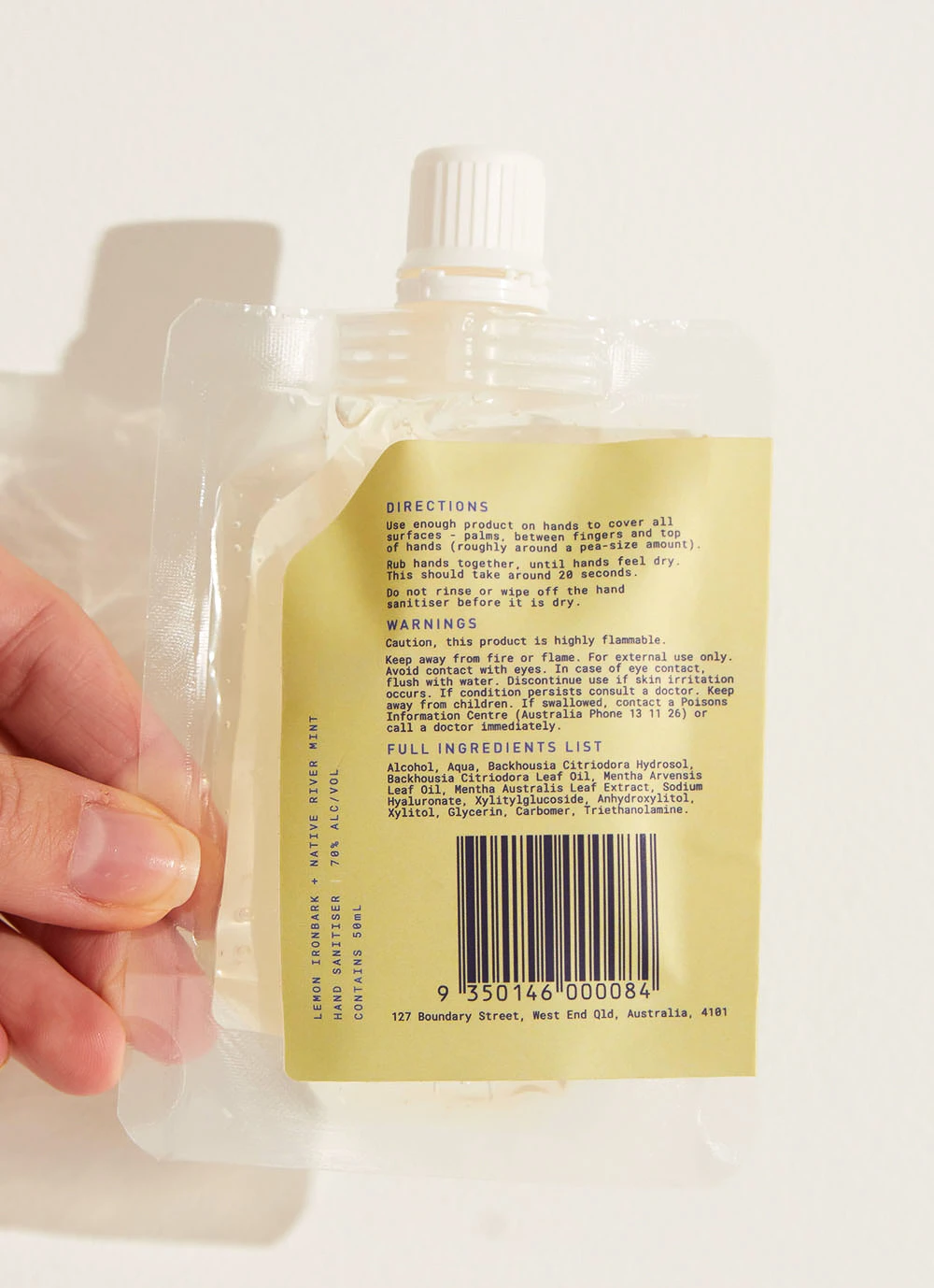 The Answer Hand Sanitiser - 50ML - Lemon Ironbark & Native River Mint New & Most Loved 4 The Answer Hand Sanitiser - 50ML - Lemon Ironbark & Native River Mint New & Most Loved