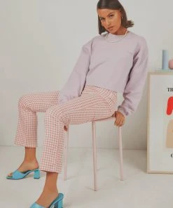 Wrangler New & Most Loved Darling Crop Sweat - Misty Lilac