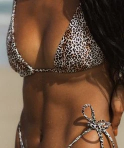 LaHana Swim Amara Top Sustainable - Leopard