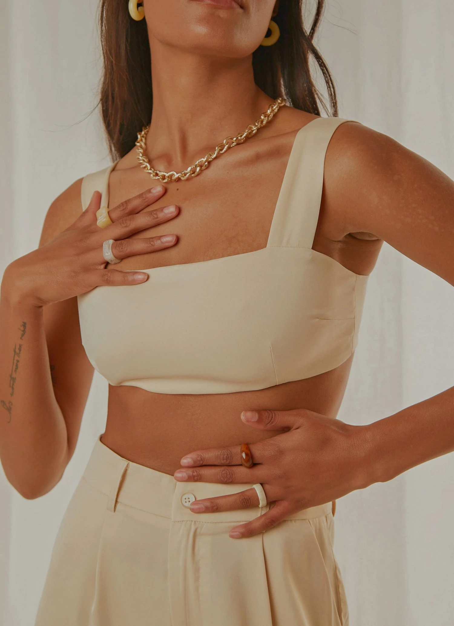 Peppermayo Exclusive New Space Crop - Ivory New & Most Loved 3 Peppermayo Exclusive New Space Crop - Ivory New & Most Loved