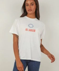 Rolla's Sun Tomboy Tee - White New & Most Loved