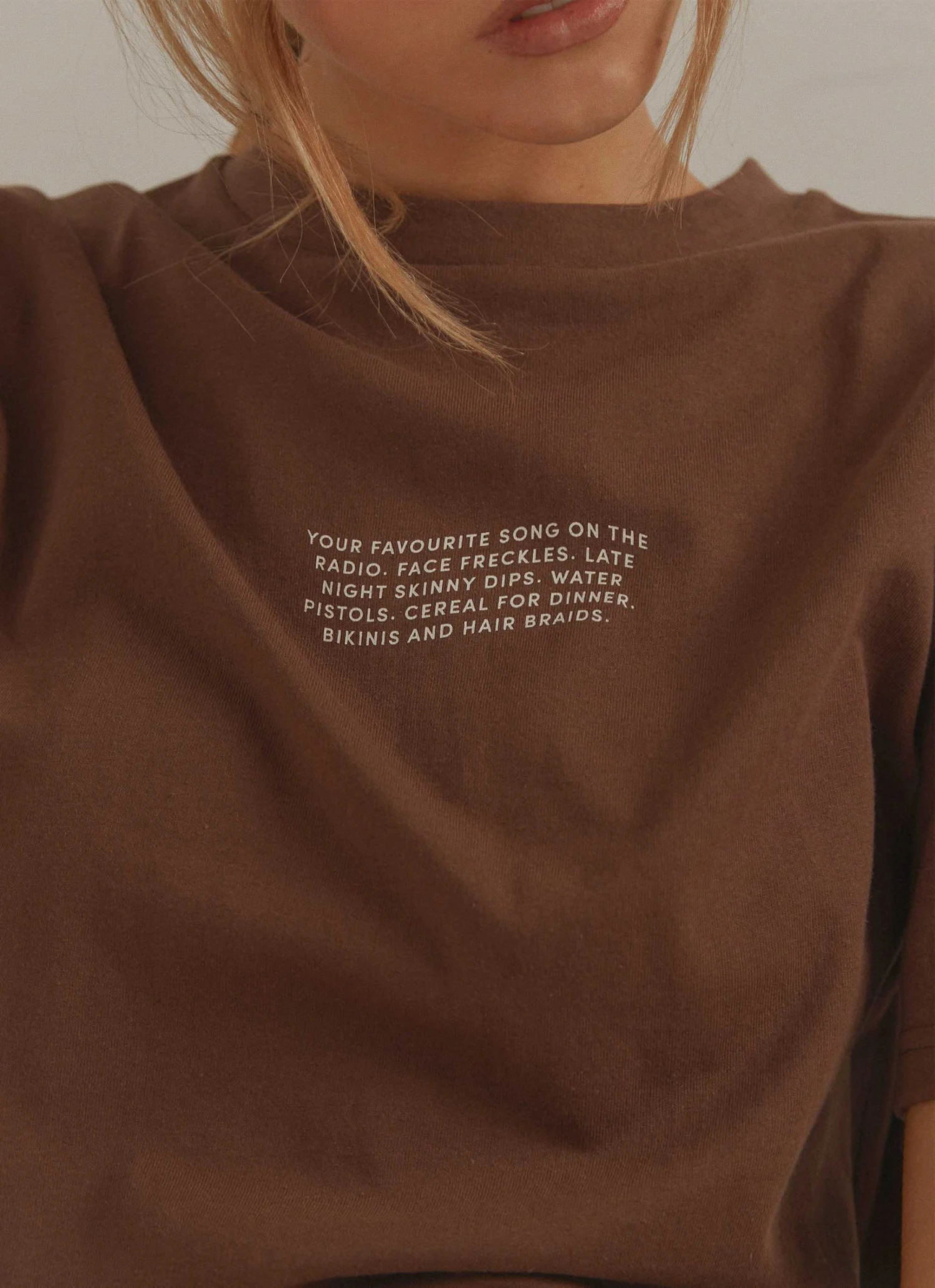 Vacancy Supply New & Most Loved Road Trips Tee - Choc Brown Vacancy Supply New & Most Loved Road Trips Tee - Choc Brown