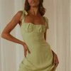 Peppermayo Exclusive New & Most Loved French Kiss Mini Dress - Sage