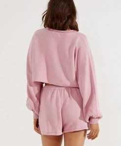Peppermayo Low Tide Knit Shorts - Pink