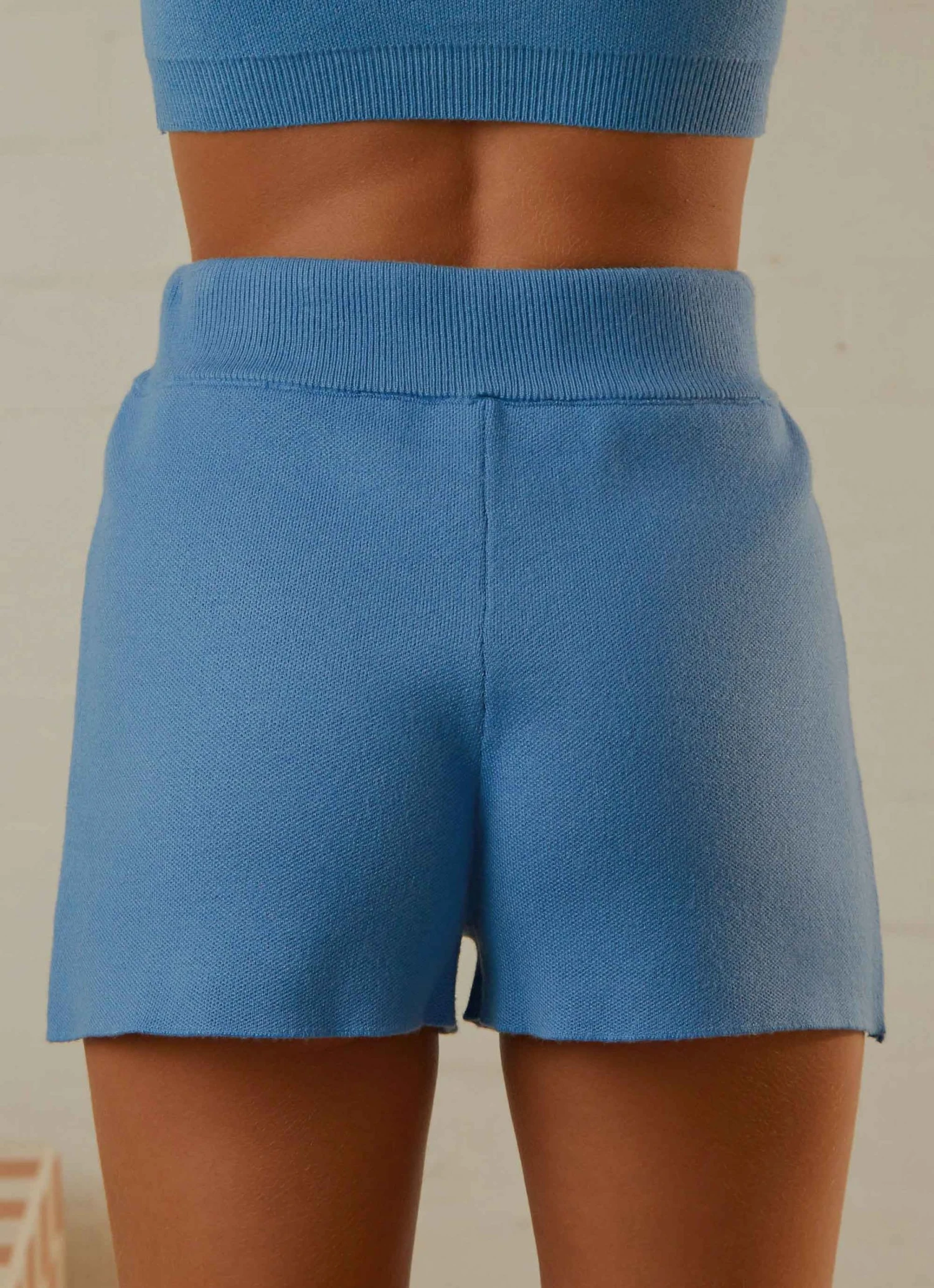 Peppermayo Exclusive Remix It Knit Short - Dusty Blue New & Most Loved 8 Peppermayo Exclusive Remix It Knit Short - Dusty Blue New & Most Loved