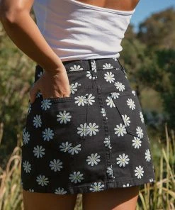 Peppermayo Flower Mode Mini Skirt - Black Print New & Most Loved 9 Peppermayo Flower Mode Mini Skirt - Black Print New & Most Loved
