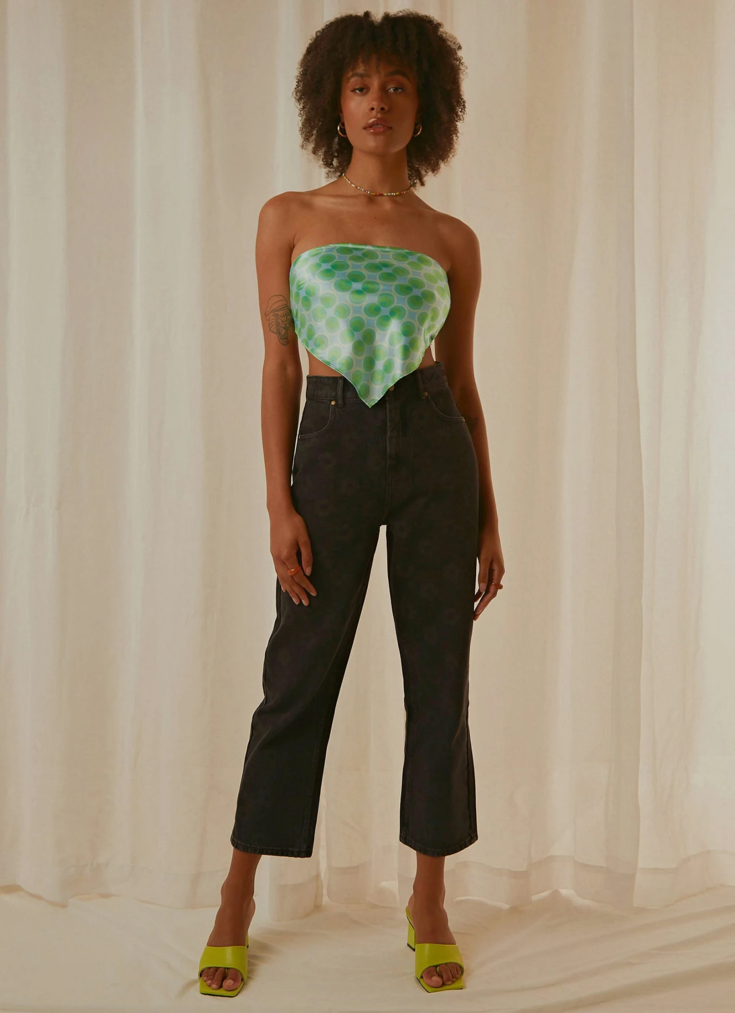 Afends New & Most Loved Shelby Organic Denim Floral Jean - Washed Black 4 Afends New & Most Loved Shelby Organic Denim Floral Jean - Washed Black