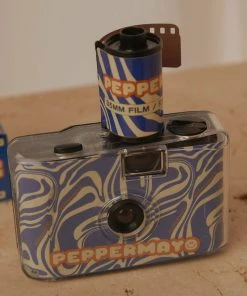 Peppermayo Exclusive Art Trip 35mm Film - EXP 36 Colour - Cobalt Marble New & Most Loved