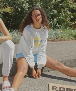 Vacancy Supply Sunburst Crewneck - White New & Most Loved