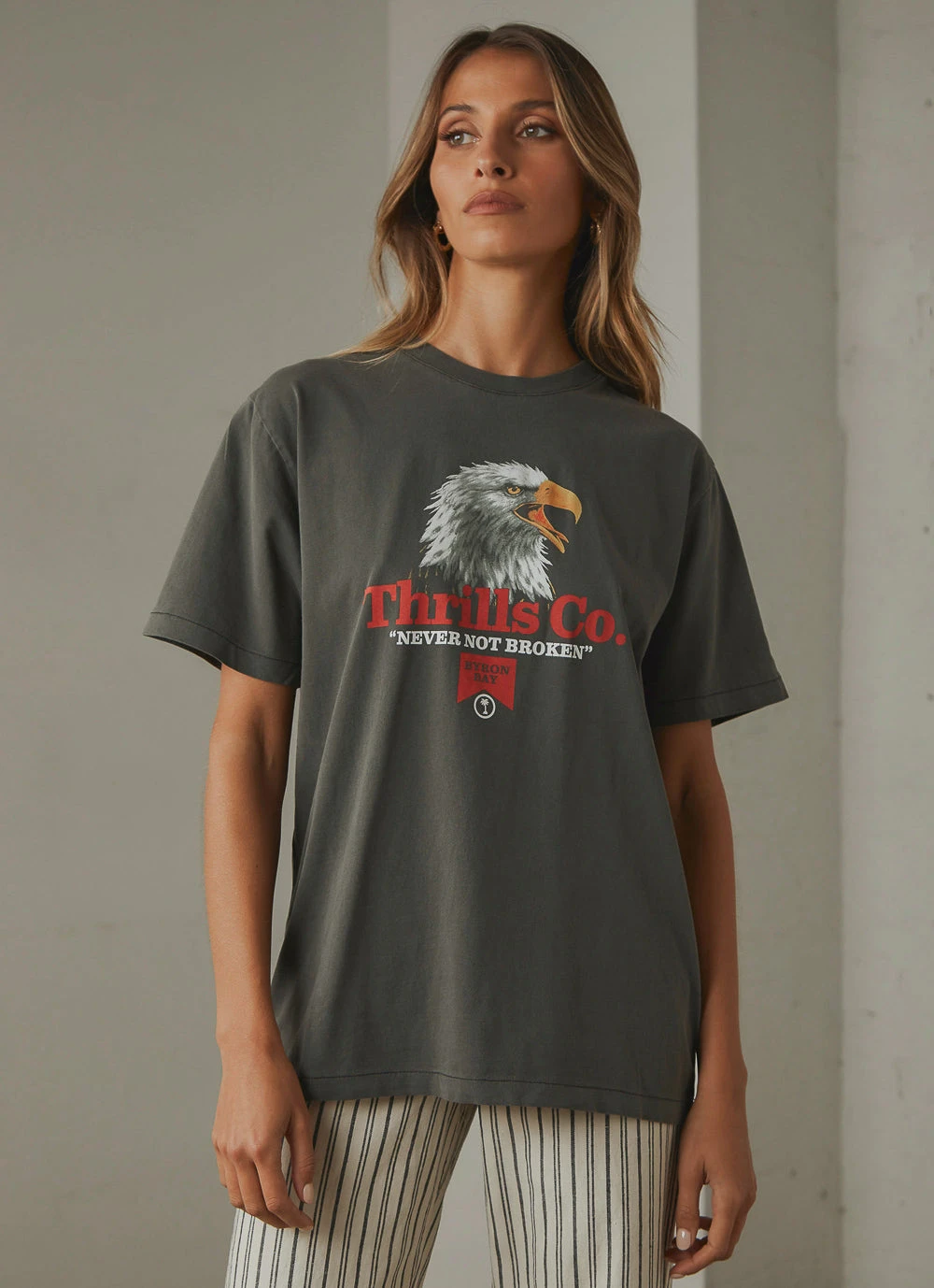 Thrills Talla Merch Fit Tee - Merch Black New & Most Loved 3 Thrills Talla Merch Fit Tee - Merch Black New & Most Loved