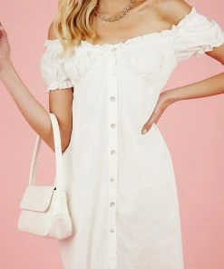 Peppermayo New & Most Loved Bel Air Mini Dress - White