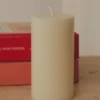 Candle Co Moreton Eco Slim Pillar Candle- 5 X 10cm - Ivory 2 Candle Co Moreton Eco Slim Pillar Candle- 5 X 10cm - Ivory